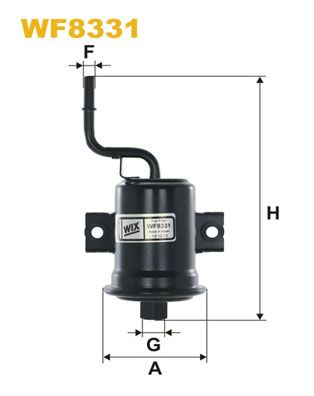 WIX FILTERS Polttoainesuodatin WF8331